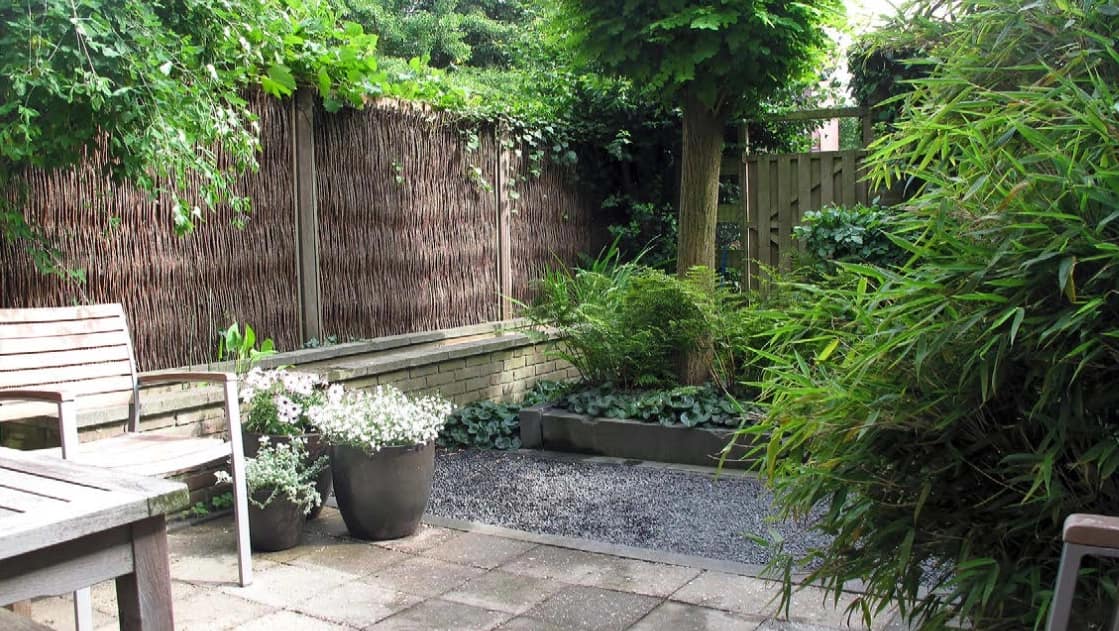 Weinig ruimte, veel groen