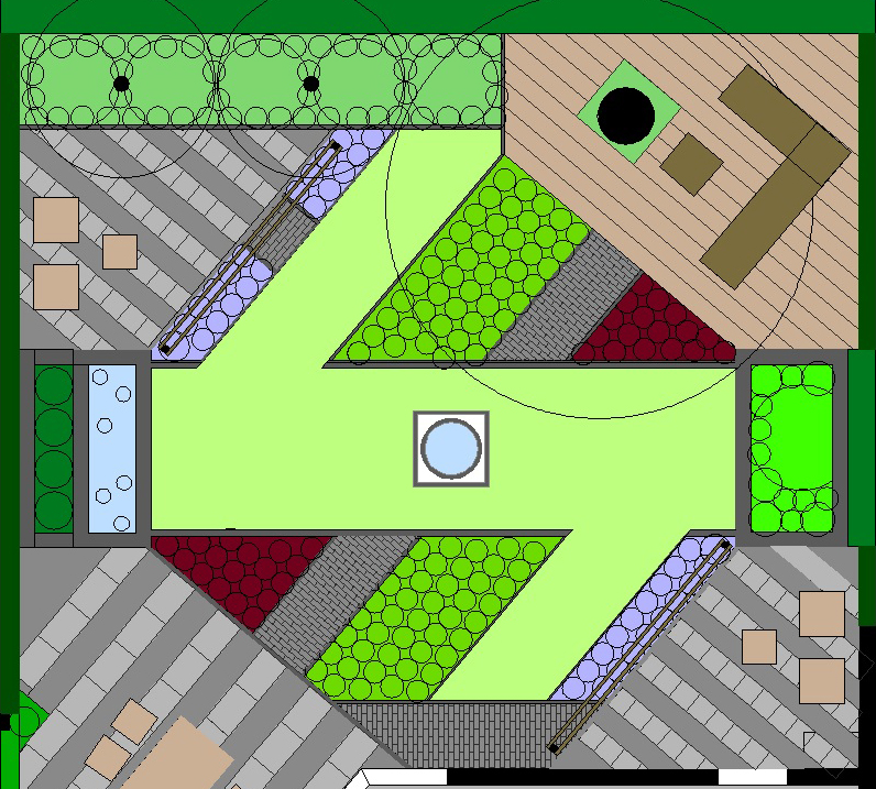 Tuinontwerp Schets Nijmegen Het Buitenland