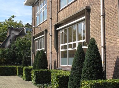 4 behaaglijk bedrijfstuinontwerp nijmegen het buitenland 5 taxuskegels en 6 beuken hagen