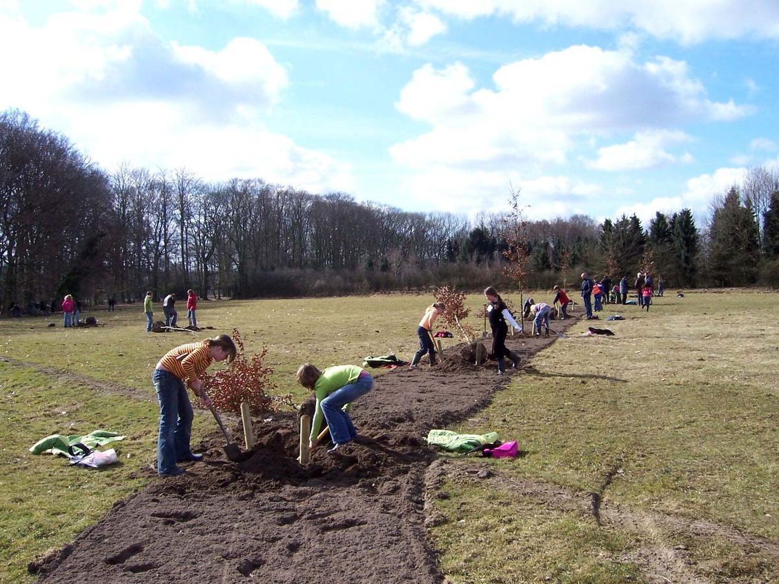 2 kinderfeest landschapsarchitectuur tuinontwerp nijmegen vele kinderen planten vele bomen