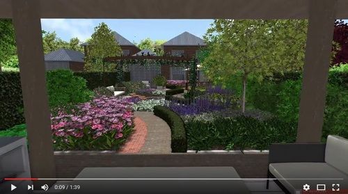 Tuinontwerp Nijmegen Het Buitenland Tuinontwerp 3D stadstuin G